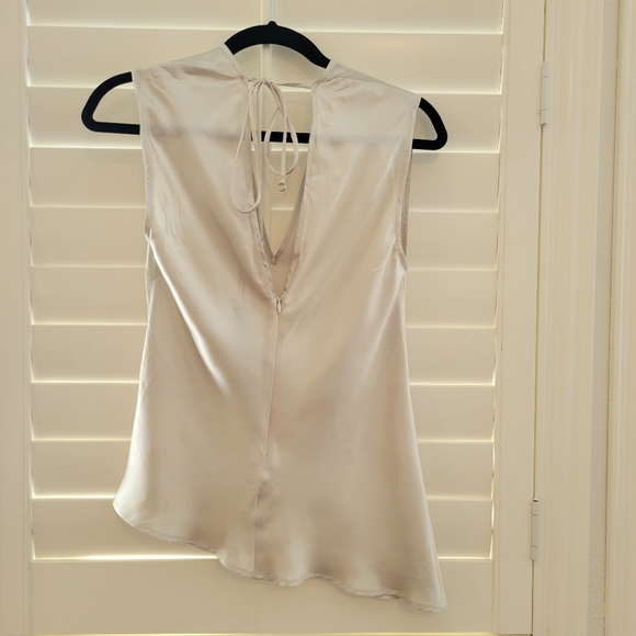 Allen Schwartz Drapey 100% Silk Top - Picture 6 of 13